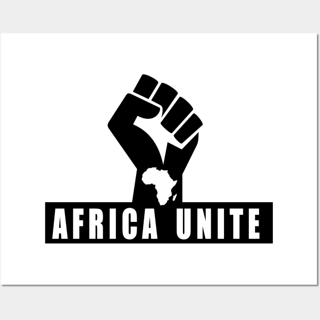 Africa Unite Wall Art by Obehiclothes